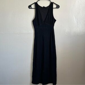 Elegant Black Sleeveless Dress